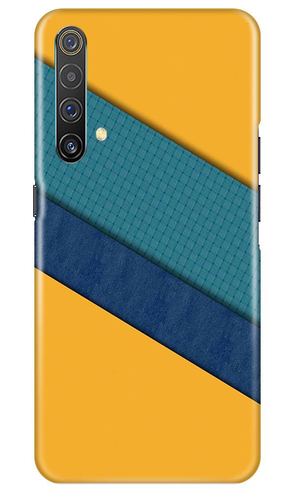 Diagonal Pattern Mobile Back Case for Realme X3  (Design - 370)