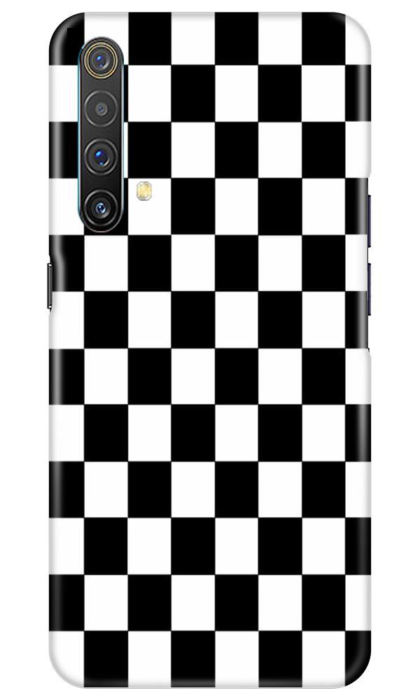 Black White Boxes Mobile Back Case for Realme X3  (Design - 372)