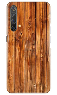 Wooden Texture Mobile Back Case for Realme X3  (Design - 376)