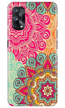 Rangoli art Mobile Back Case for Realme X7 (Design - 6)