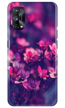 flowers Mobile Back Case for Realme X7 (Design - 25)