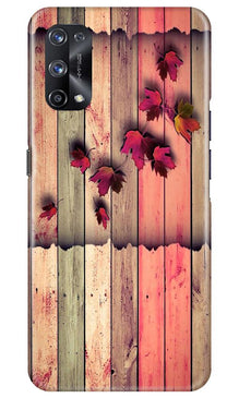 Wooden look2 Mobile Back Case for Realme X7 (Design - 56)