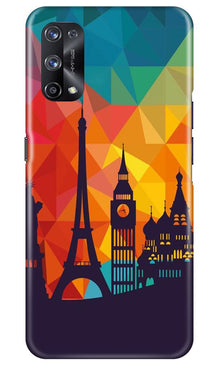 Eiffel Tower2 Mobile Back Case for Realme X7 (Design - 91)