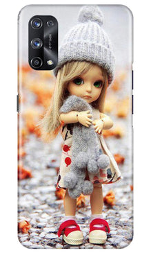 Cute Doll Mobile Back Case for Realme X7 (Design - 93)