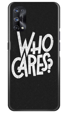 Who Cares Mobile Back Case for Realme X7 (Design - 94)
