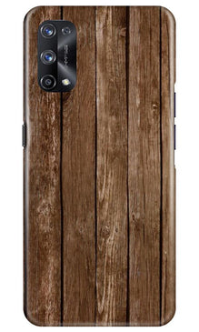 Wooden Look Mobile Back Case for Realme X7  (Design - 112)