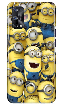 Minions Mobile Back Case for Realme X7  (Design - 127)