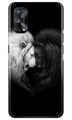 Dark White Lion Case for Realme X7  (Design - 140)