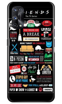 Friends Mobile Back Case for Realme X7  (Design - 145)