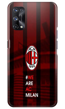 AC Milan Mobile Back Case for Realme X7  (Design - 155)