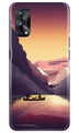 Mountains Boat Case for Realme X7 (Design - 181)
