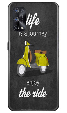Life is a Journey Mobile Back Case for Realme X7 (Design - 261)