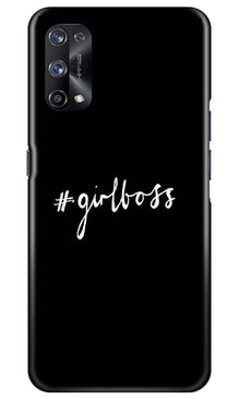 #GirlBoss Mobile Back Case for Realme X7 (Design - 266)