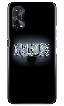 Girl Boss Black Mobile Back Case for Realme X7 (Design - 268)