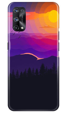 Sun Set Mobile Back Case for Realme X7 (Design - 279)