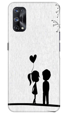 Cute Kid Couple Mobile Back Case for Realme X7 (Design - 283)