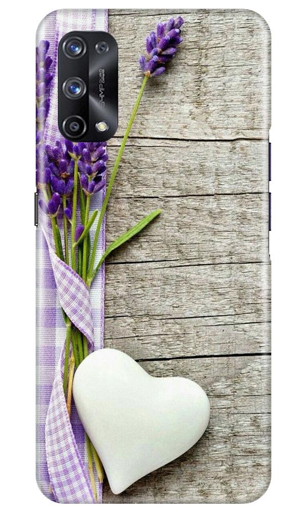White Heart Case for Realme X7 Pro (Design No. 298)