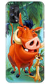 Timon and Pumbaa Mobile Back Case for Realme X7 Pro (Design - 305)