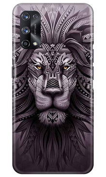 Lion Mobile Back Case for Realme X7 (Design - 315)