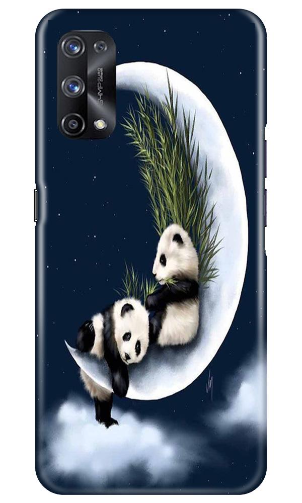 Panda Moon Mobile Back Case for Realme X7 (Design - 318)