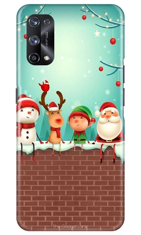 Santa Claus Mobile Back Case for Realme X7 (Design - 334)