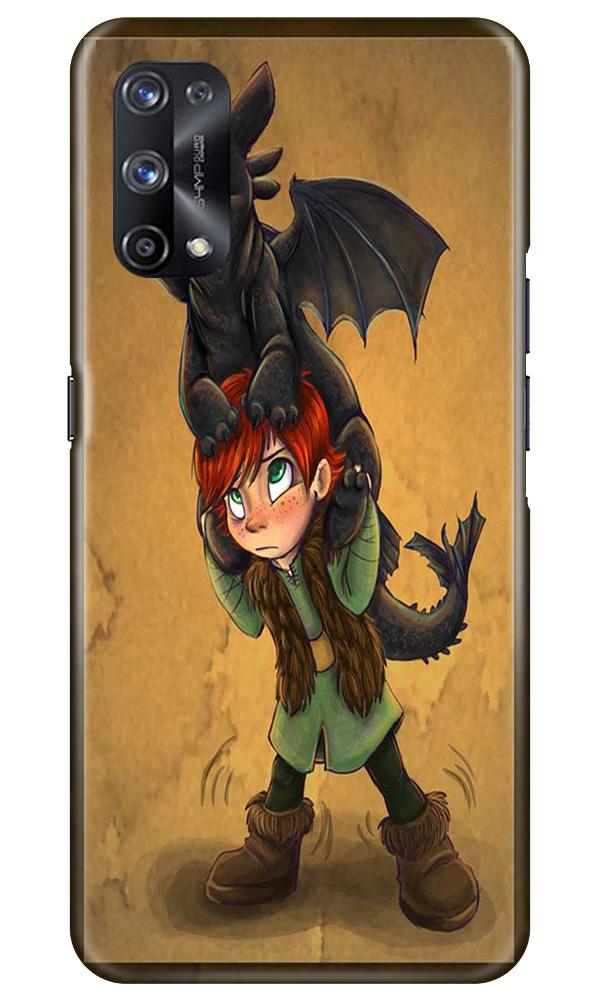 Dragon Mobile Back Case for Realme X7 Pro (Design - 336)