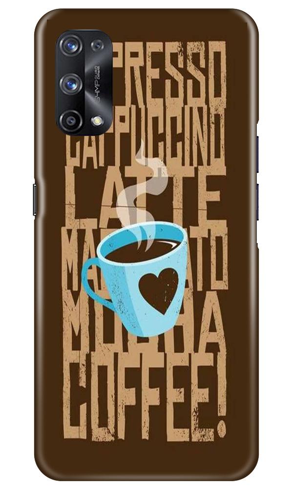 Love Coffee Mobile Back Case for Realme X7 (Design - 351)