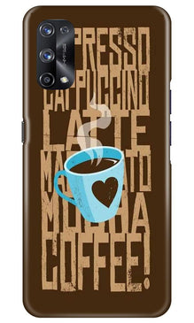 Love Coffee Mobile Back Case for Realme X7 Pro (Design - 351)
