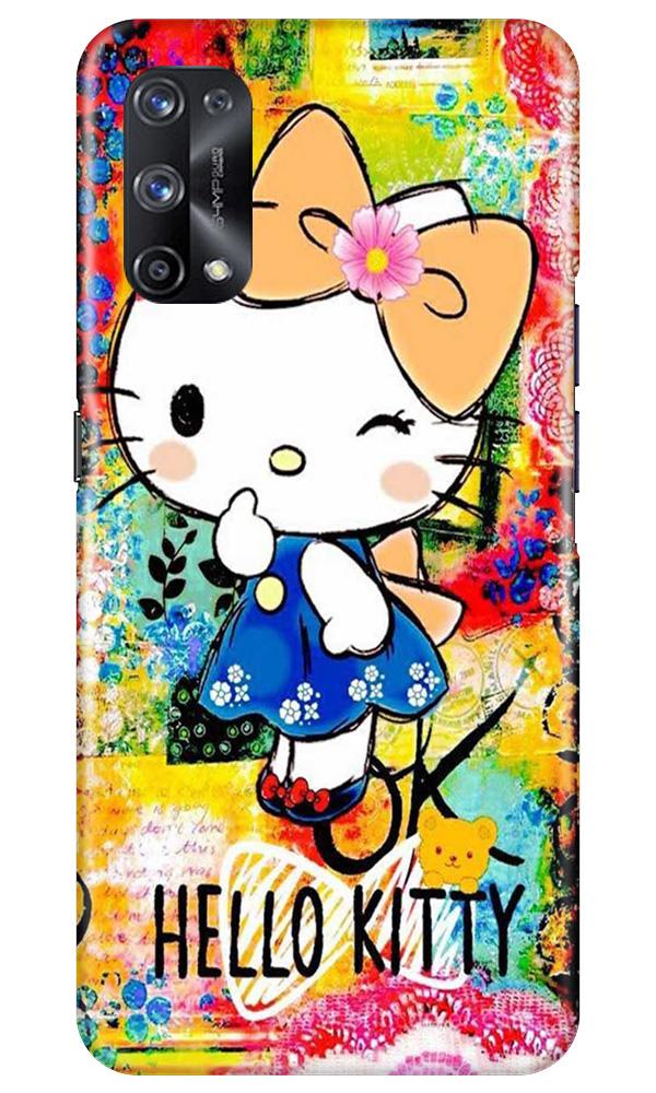 Hello Kitty Mobile Back Case for Realme X7 (Design - 362)