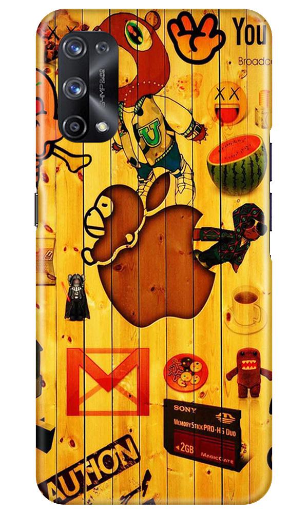 Wooden Texture Mobile Back Case for Realme X7 Pro (Design - 367)