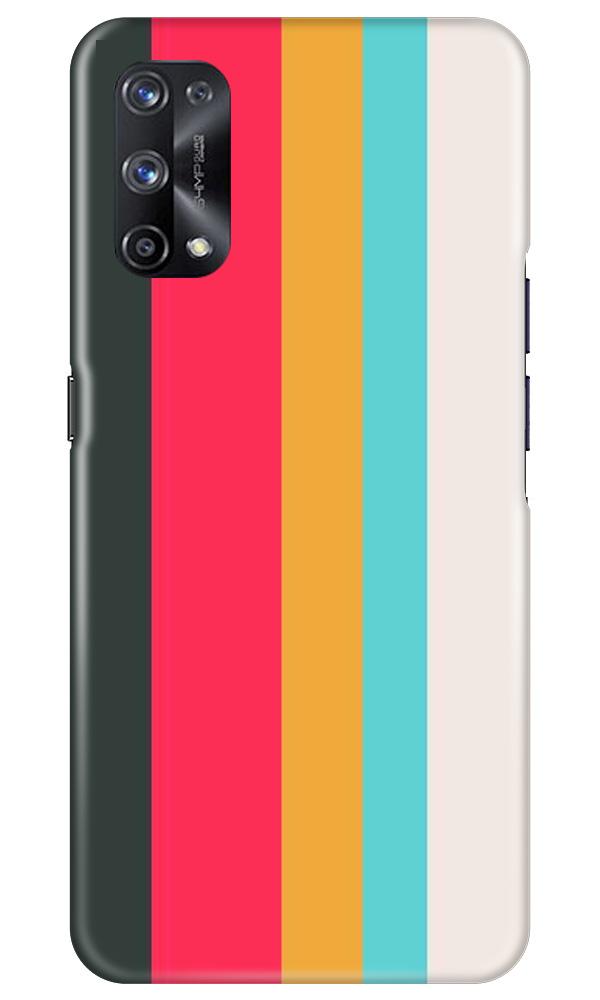 Color Pattern Mobile Back Case for Realme X7 (Design - 369)