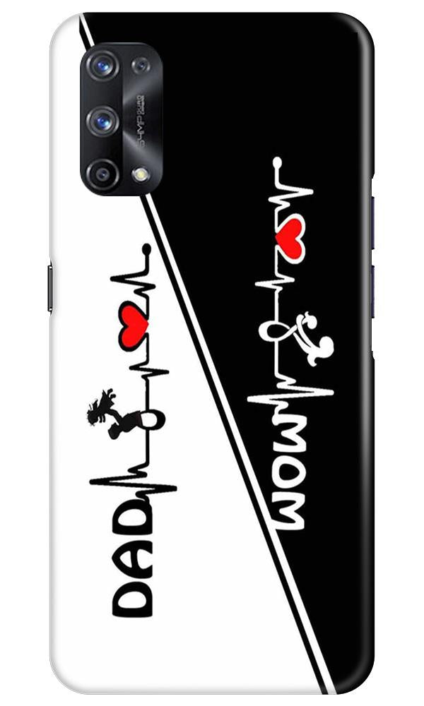 Love Mom Dad Mobile Back Case for Realme X7 (Design - 385)
