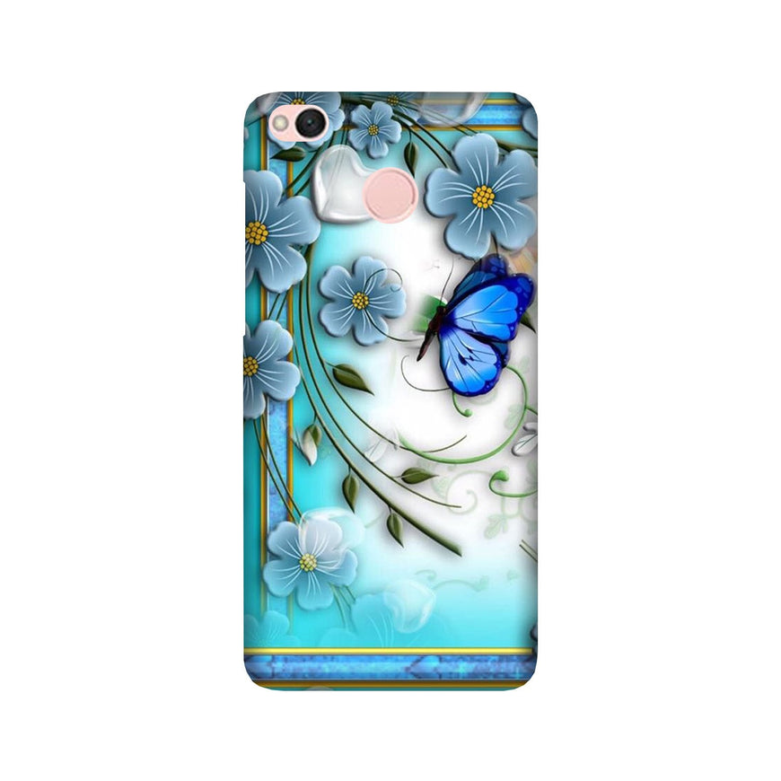 Blue Butterfly Case for Redmi 4