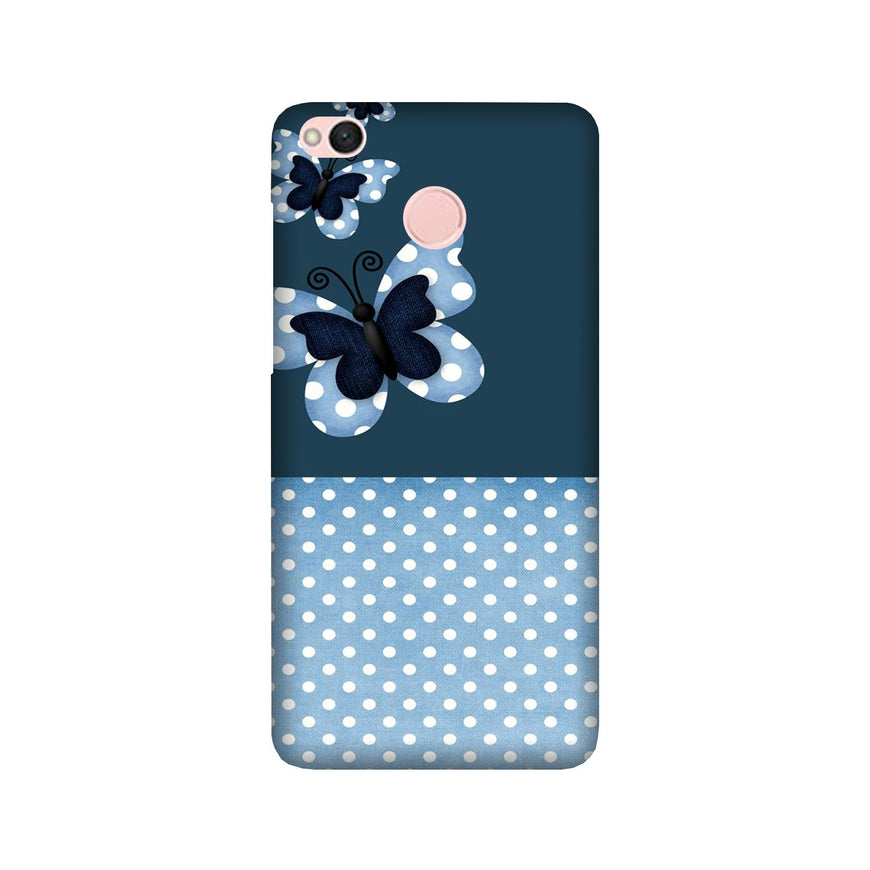 White dots Butterfly Case for Redmi 4