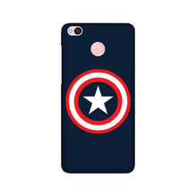 Captain America Mobile Back Case for Redmi 4 (Design - 42)