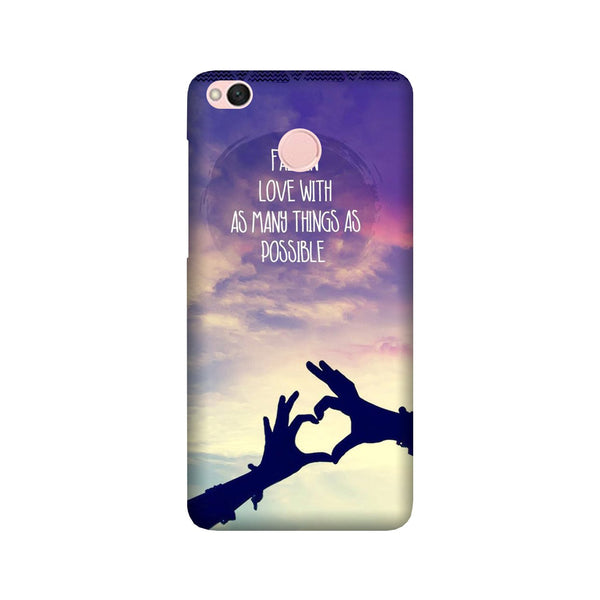 Fall in love Case for Redmi 4