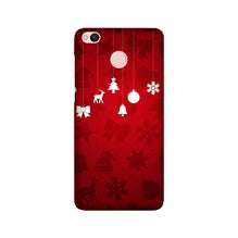 Christmas Mobile Back Case for Redmi 4 (Design - 78)
