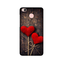 Red Hearts Mobile Back Case for Redmi 4 (Design - 80)