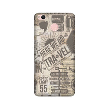 Travel Mobile Back Case for Redmi 4  (Design - 104)