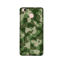 Army Camouflage Mobile Back Case for Redmi 4  (Design - 106)