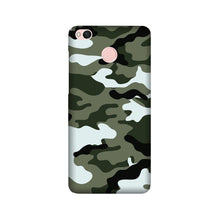 Army Camouflage Mobile Back Case for Redmi 4  (Design - 108)