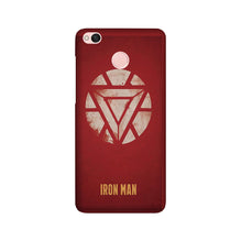 Iron Man Superhero Mobile Back Case for Redmi 4  (Design - 115)