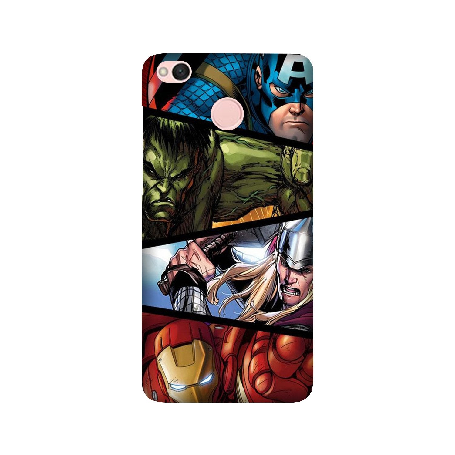 Avengers Superhero Case for Redmi 4(Design - 124)