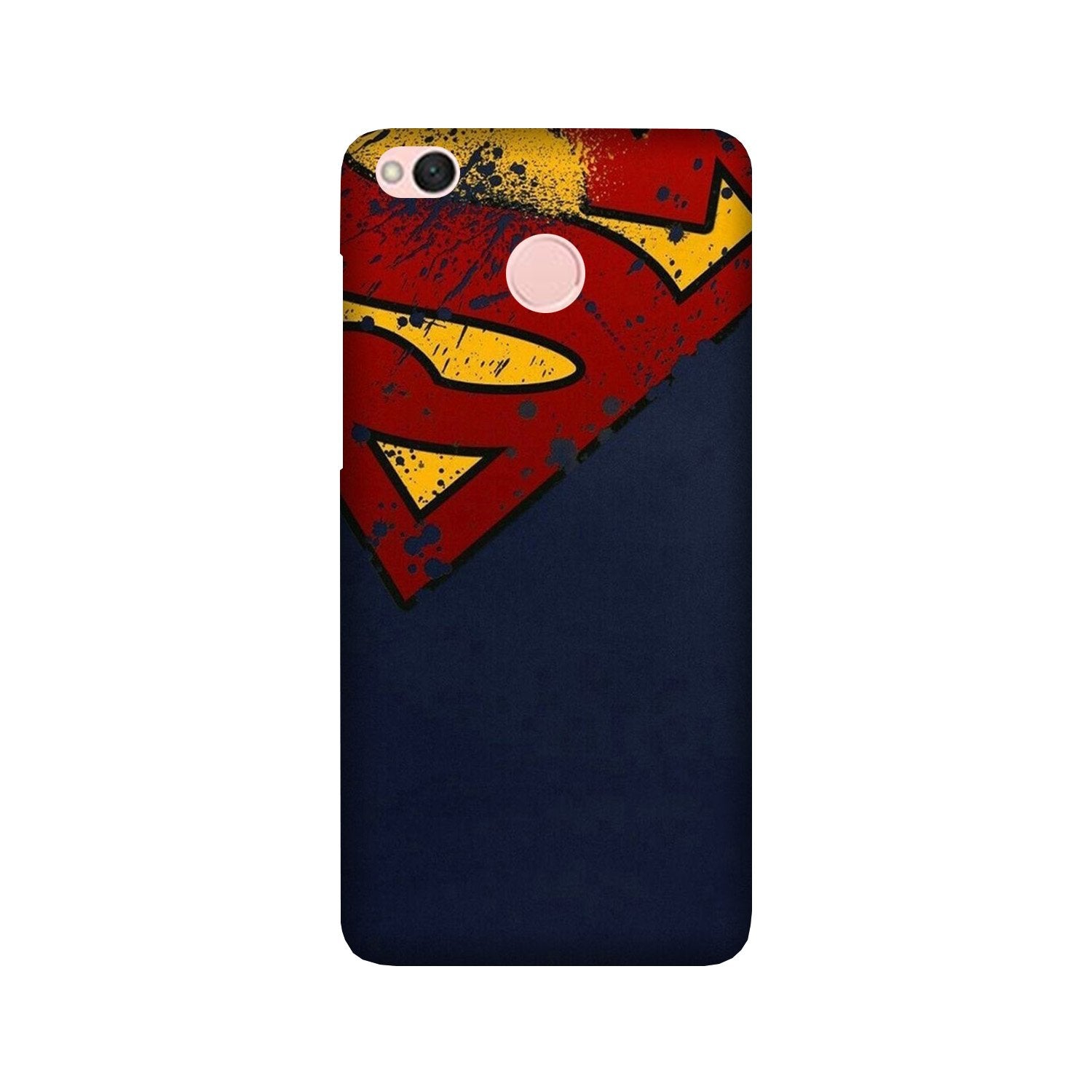 Superman Superhero Case for Redmi 4  (Design - 125)
