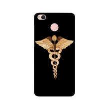 Doctor Logo Mobile Back Case for Redmi 4  (Design - 134)