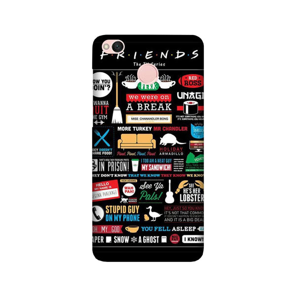 Friends Case for Redmi 4  (Design - 145)