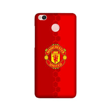 Manchester United Mobile Back Case for Redmi 4  (Design - 157)