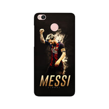 Messi Mobile Back Case for Redmi 4  (Design - 163)