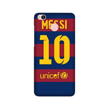 Messi Mobile Back Case for Redmi 4  (Design - 172)