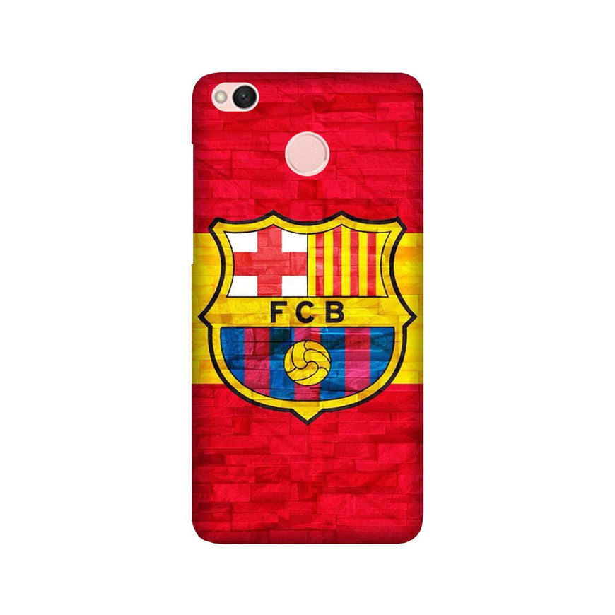 FCB Football Case for Redmi 4  (Design - 174)